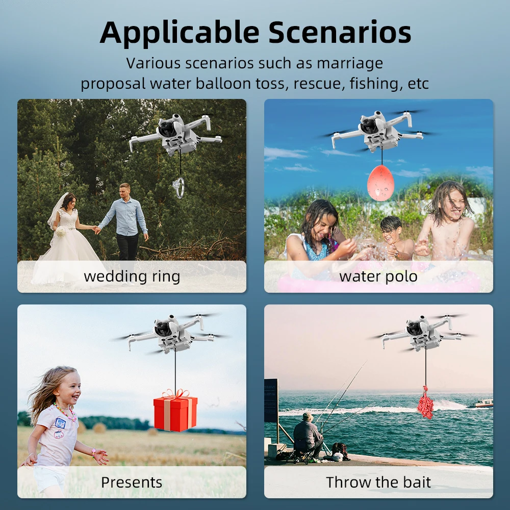 BRDRC sistem Airdrop untuk DJI - Dji Drone Mini 4 Pro ulasan dan harga