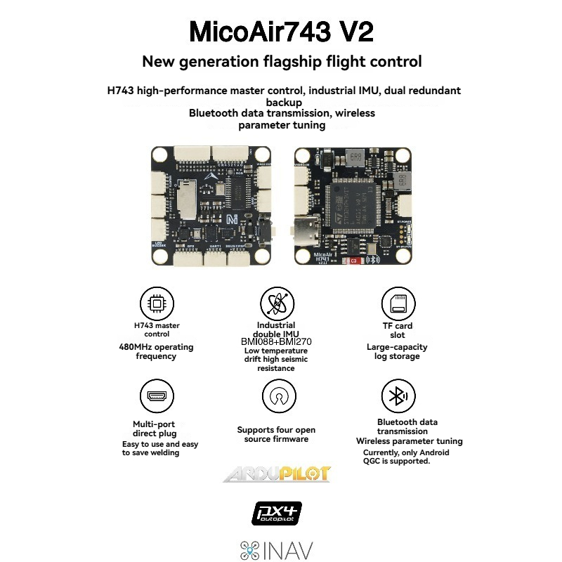 MicoAir743 V2 Pengontrol Pener - Drone Gimbal Controller ulasan dan harga