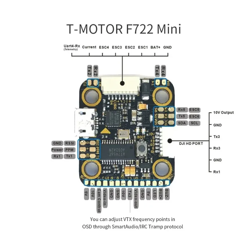 T-Motor MINI F7 FC & F45A, Pak - Betaflight Fc F7 ulasan dan harga